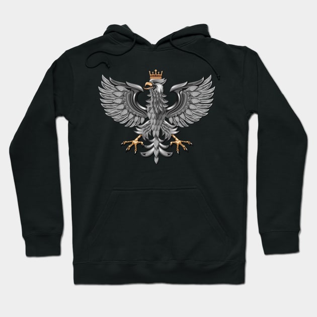 Polish Eagle - Poland Hoodie by DreamStatic